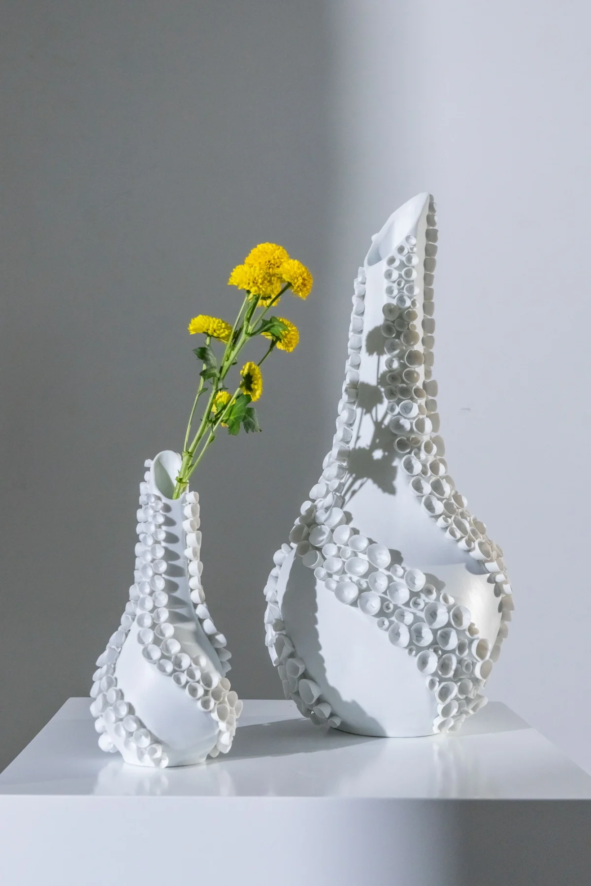 Barnacle Vase Bisque White Large - Image 2