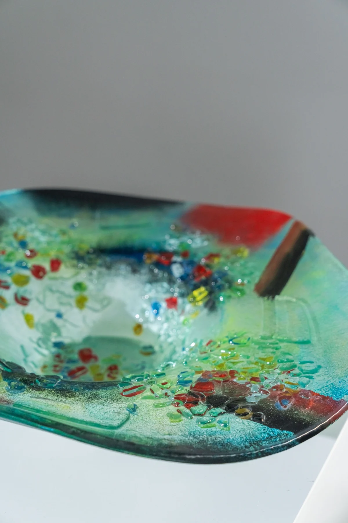 Glassart bowl Summer flowers fusing - Image 3