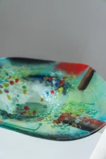 Glassart bowl Summer flowers fusing - Image 3