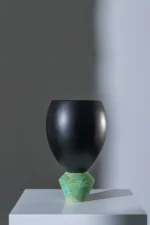 Vaso Strophios  Nero,Verde