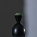 Vaso Medon A  Nero,Verde
