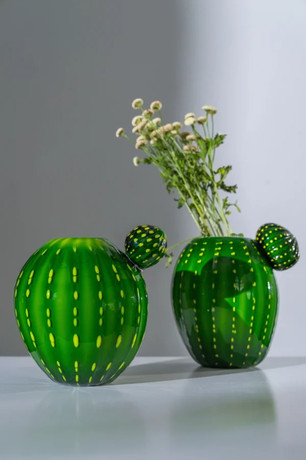 Vaso Vetro Cactus