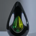 Egg Glass  Green Blue  XL