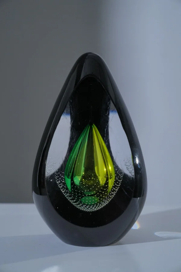 Egg Glass  Green Blue  XL