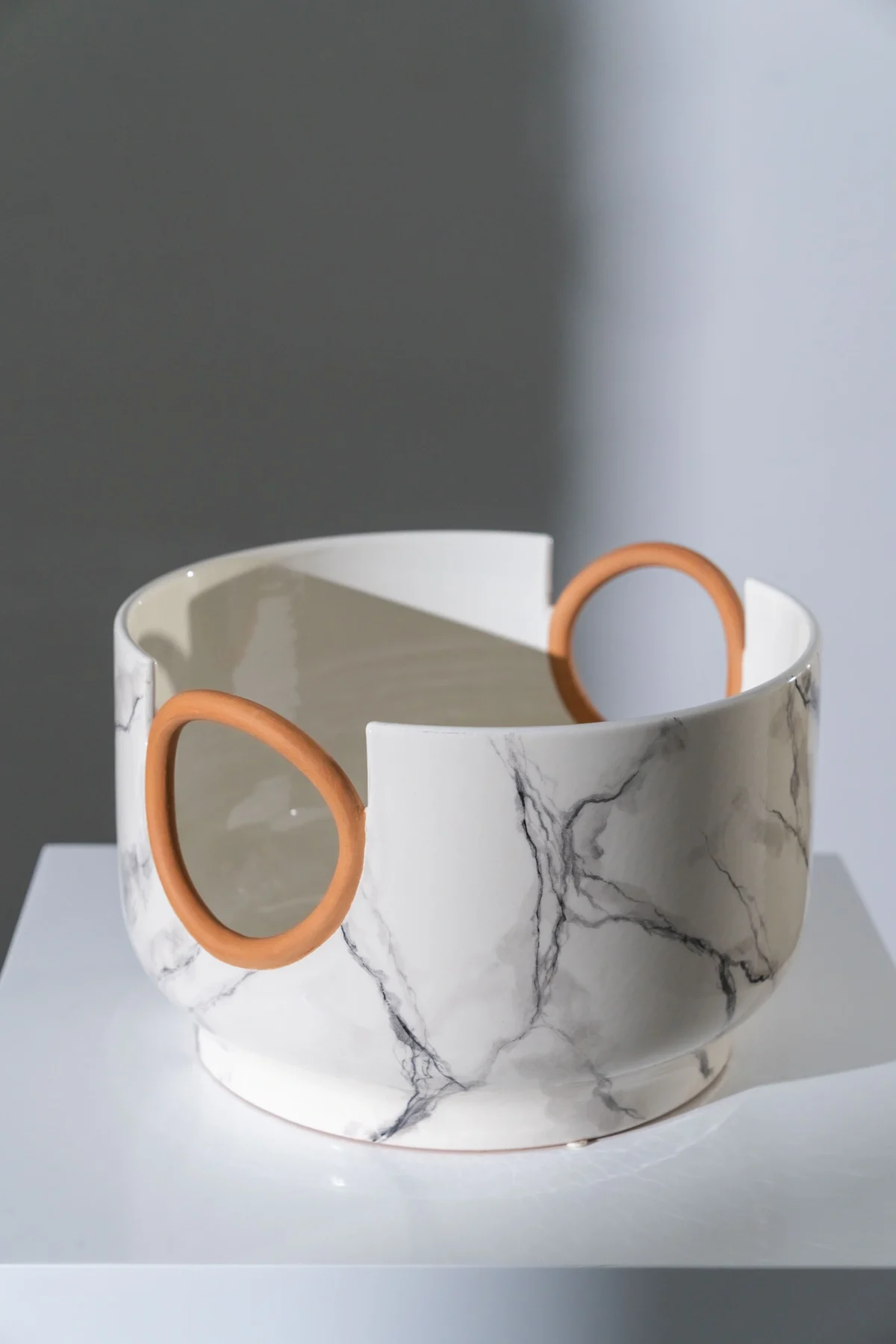 White Vase- Terracotta - Image 2