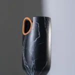 Black Vase Portoro - Terracotta