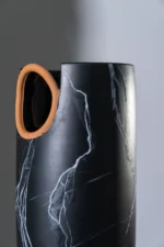 Black Vase Portoro - Terracotta - Image 2