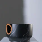 Black Vase Portoro - Terracota