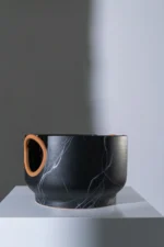 Black Vase Portoro - Terracota