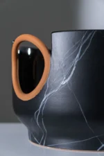 Black Vase Portoro - Terracota - Image 2