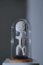 FIGURE PRIMIT ALA WD WHITE M   33*33*60 cm