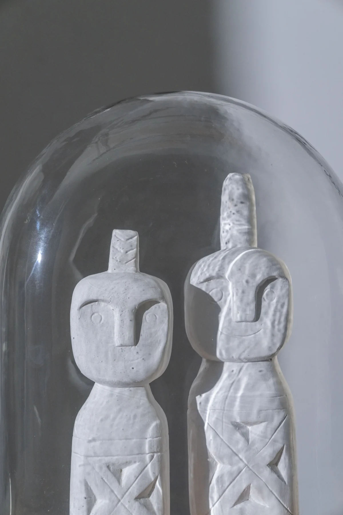 S/2 OBJECTS AFR CARV FIG WD WH - Image 3