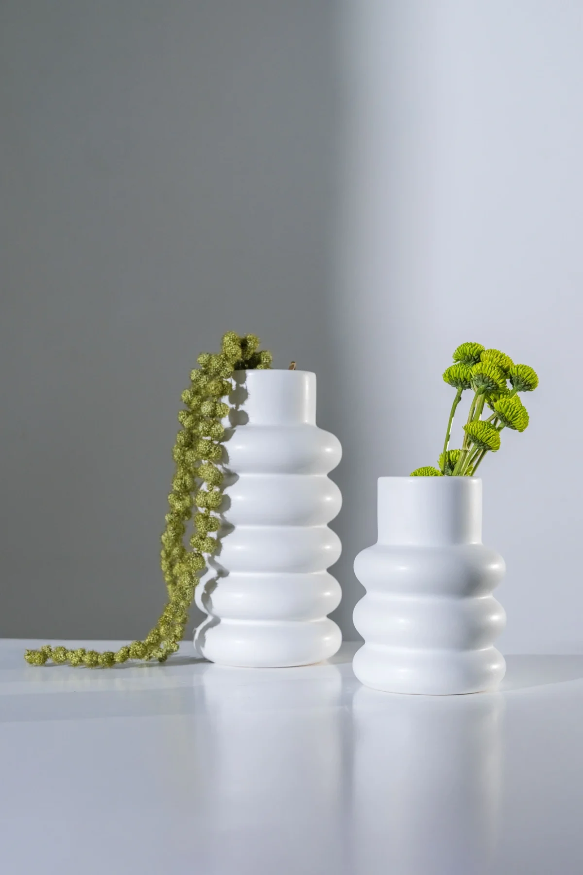 VASE NINA CERAMIC WHITE - Image 3