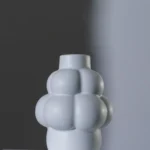 VASE LIO PORS WHITE  21x21x30cm