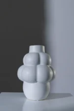 VASE LIO PORS WHITE  21x21x30cm