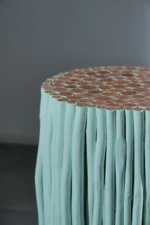 Stèle Rondin  vert pastel - Image 3