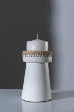 The Pretty Candle Holder - White Natural