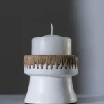 The Pretty Candle Holder - White Natural - S  13*13*11 cm