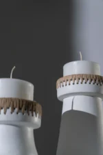 The Pretty Candle Holder - White Natural - S  13*13*11 cm - Image 4