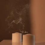 Candle KLASYCZNA PIEŃKOWA  MATOWA biała 10*10*9 cm