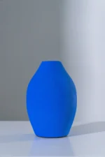 VASE 	POWDER	 COATED 	IRON   11*11*18 cm