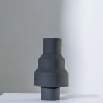 VASE	  POWDER	 COATED 	IRON