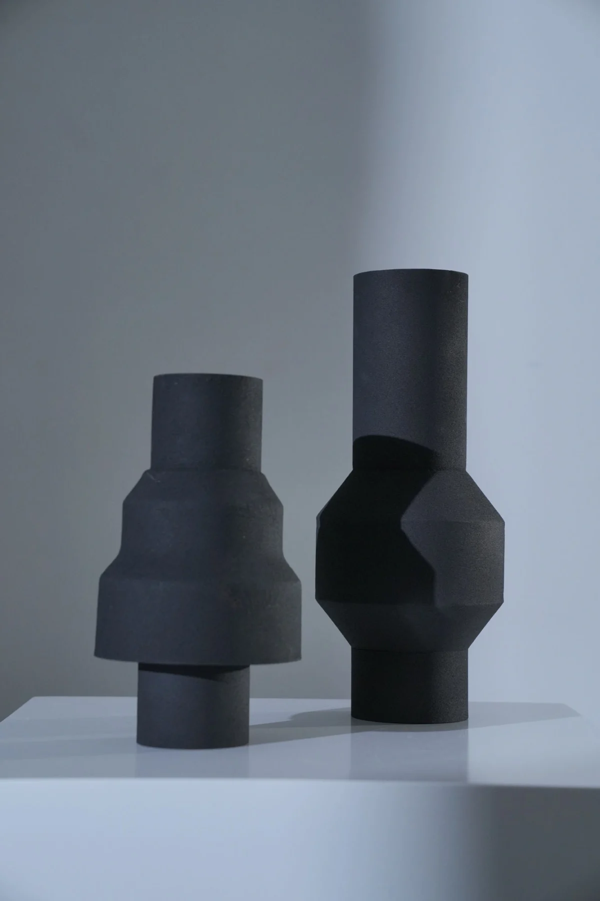 VASE	  POWDER	 COATED 	IRON - Image 2