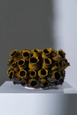 Planter Fine Earthenware Yellow