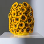 Vase all sunflowers 30*30*40  cm