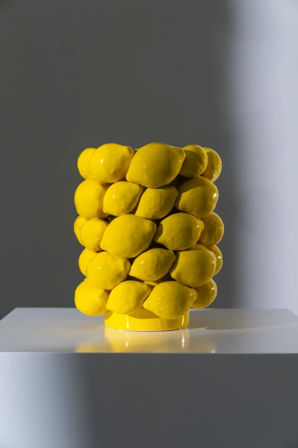 Vase all lemons  yellow  21*21*25 cm
Ø21x25 cm yellow