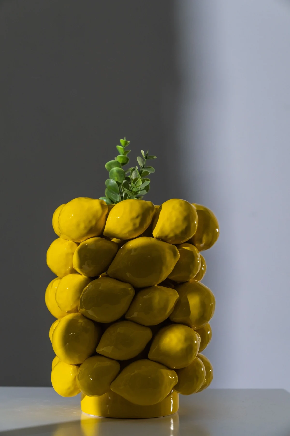 Vase all lemons  yellow  21*21*25 cm
Ø21x25 cm yellow - Image 2