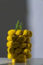 Vase all lemons  yellow  21*21*25 cm
Ø21x25 cm yellow - Image 2