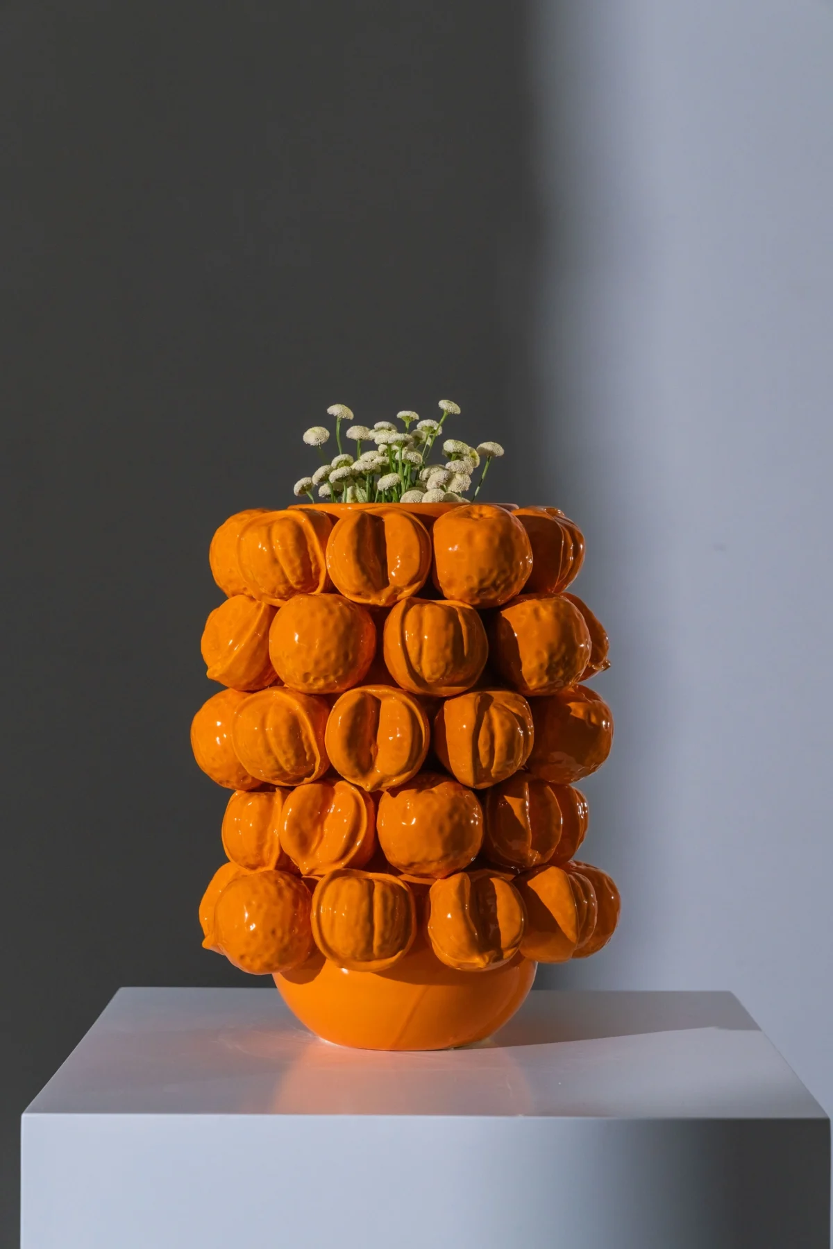 Vase all oranges 25*25*35 cm
Ø21x25 cm yellow - Image 3