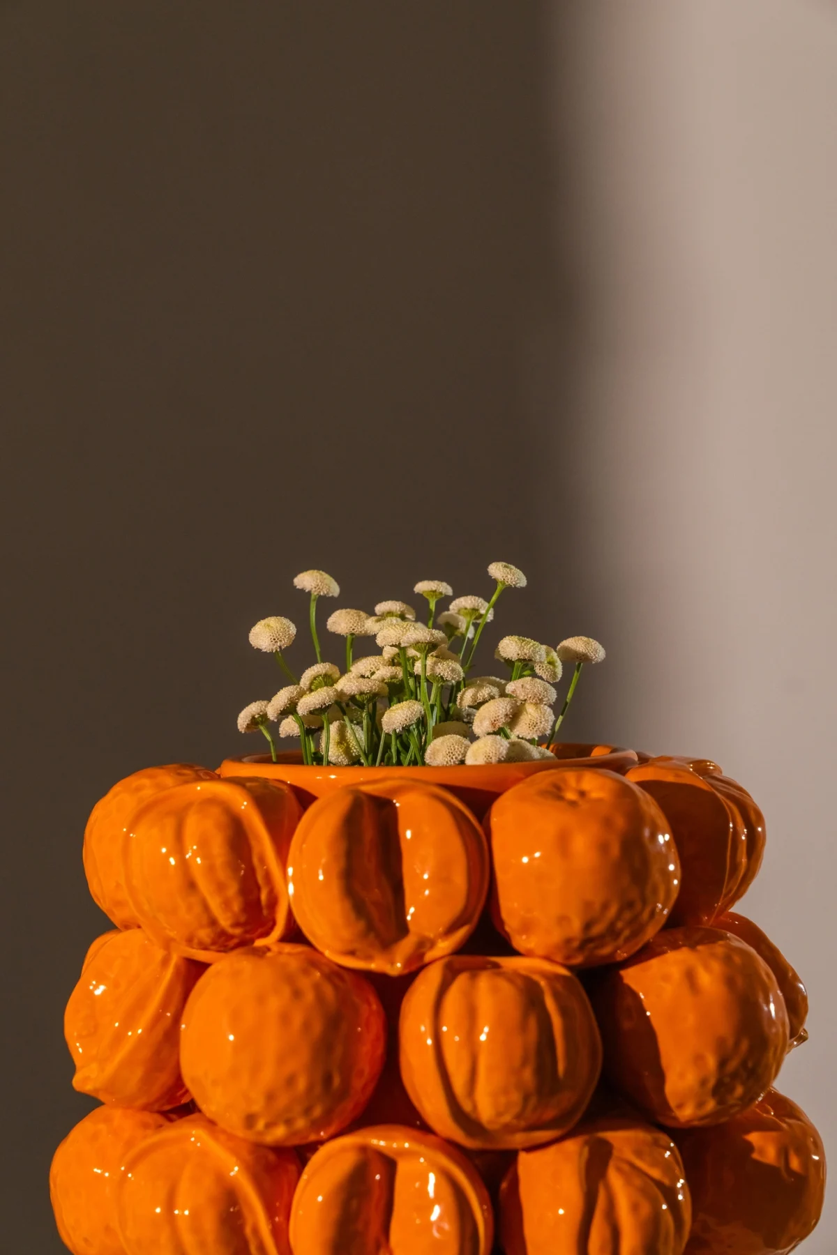 Vase all oranges 25*25*35 cm
Ø21x25 cm yellow - Image 2