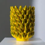 Vase bananas yellow/green 27*27*37 cm