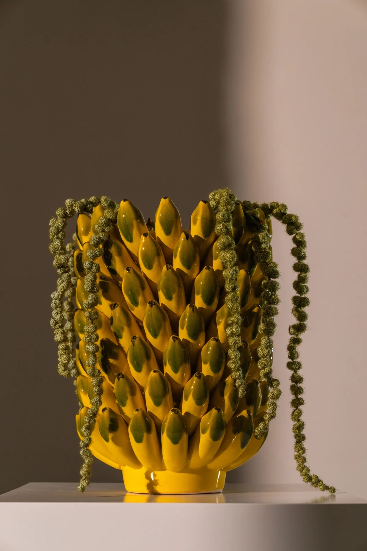 Vase bananas yellow/green 27*27*37 cm - Image 2