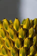 Vase bananas yellow/green 27*27*37 cm - Image 3