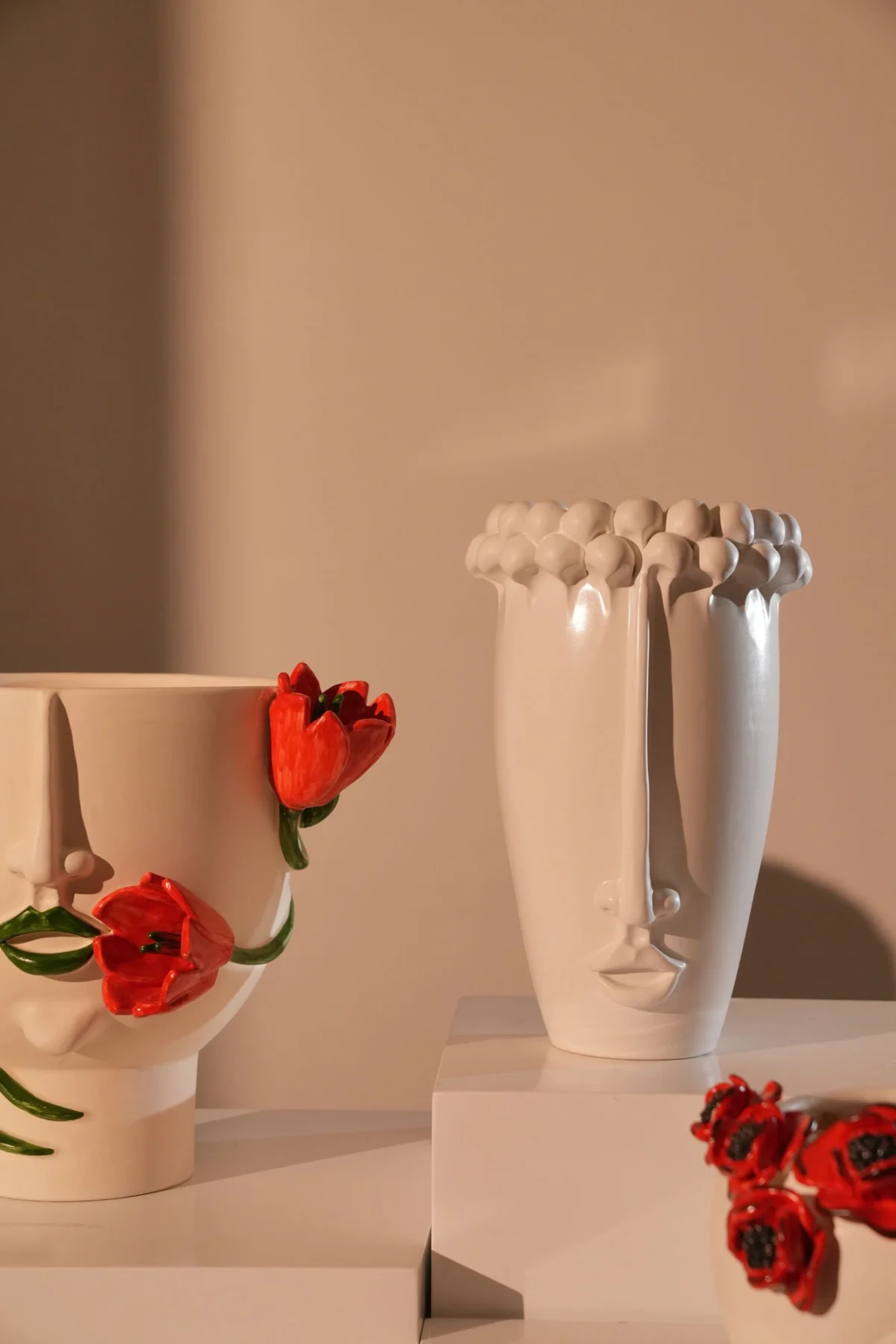 Medium Head with  Tulips - Image 2