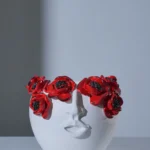 POPPIES VASE HEAD LITTLE ORNAMENTAL
