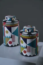 BOTE PORCELANA COLORES  18*18*33 cm - Image 3