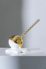 SCULTURA LOVELY LOLLY BIANCO ORO