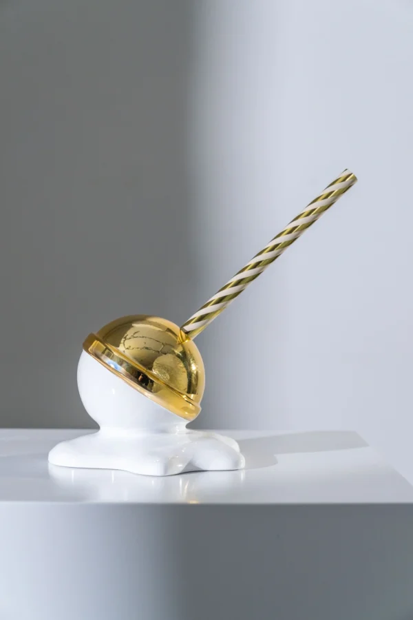 SCULTURA LOVELY LOLLY BIANCO ORO