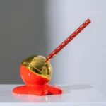 SCULTURA LOVELY LOLLY  ROSSO ORO