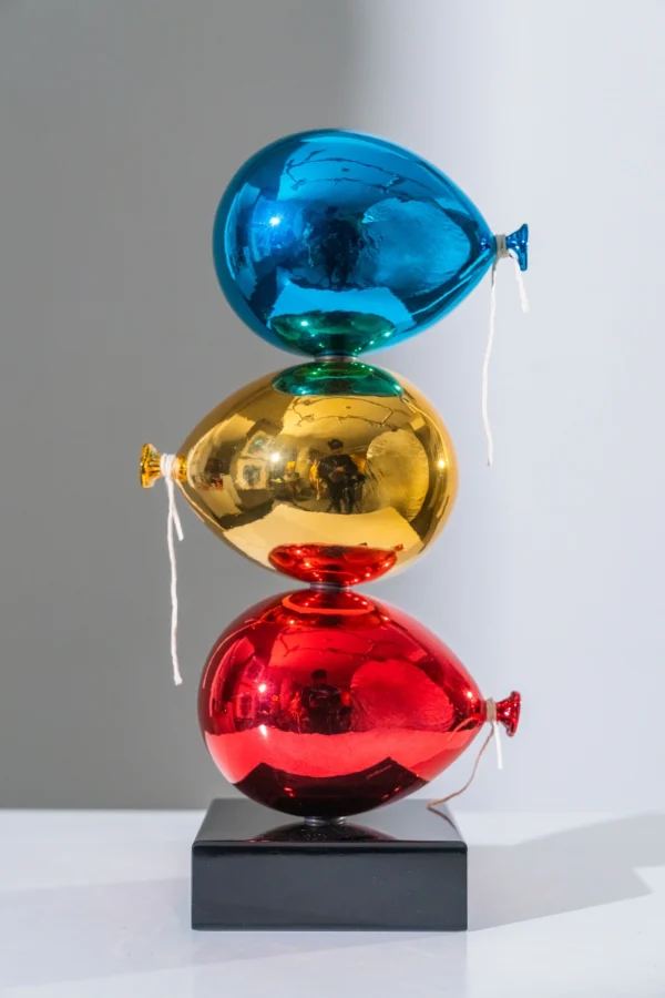 SCULTURA ZEN BALOONS FUSCIA / ARGENTO/ VERDE
