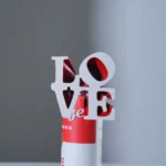 SCULTURA LOVESPRAY COLORE ROSSO