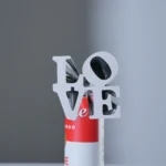 SCULTURA LOVESPRAY COLORE ARGENTO