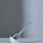 SCULTURA LOVELY LOLLY  BIANCO ARGENTO