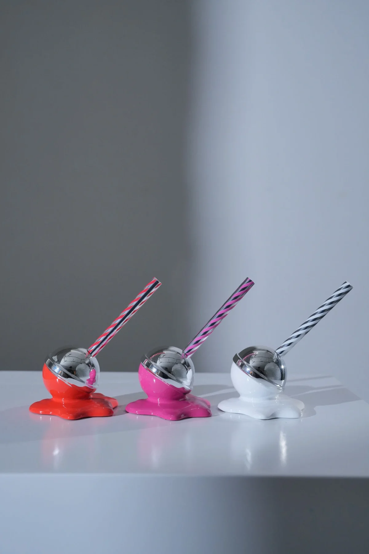 SCULTURA LOVELY LOLLY  BIANCO ARGENTO - Image 2