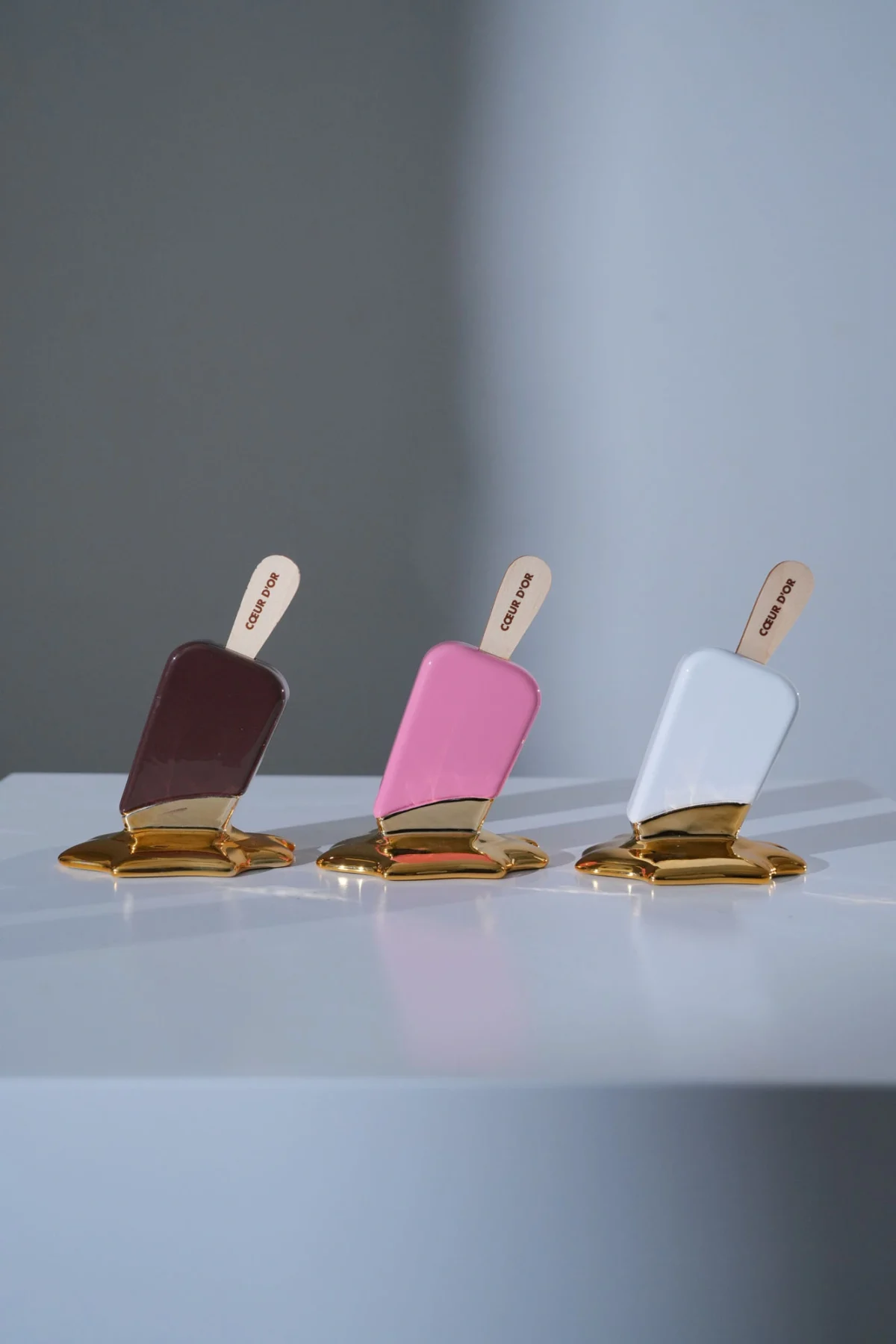 SCULTURA COEUR D'OR  ROSA E ORO - Image 2