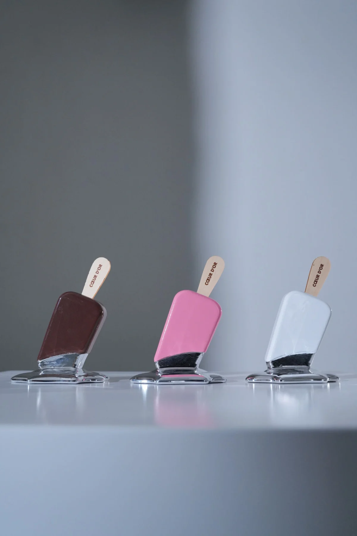 SCULTURA COEUR D'OR BIANCO  ARGENTO - Image 2